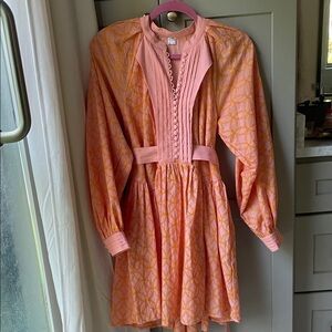 Pink and Orange Dress